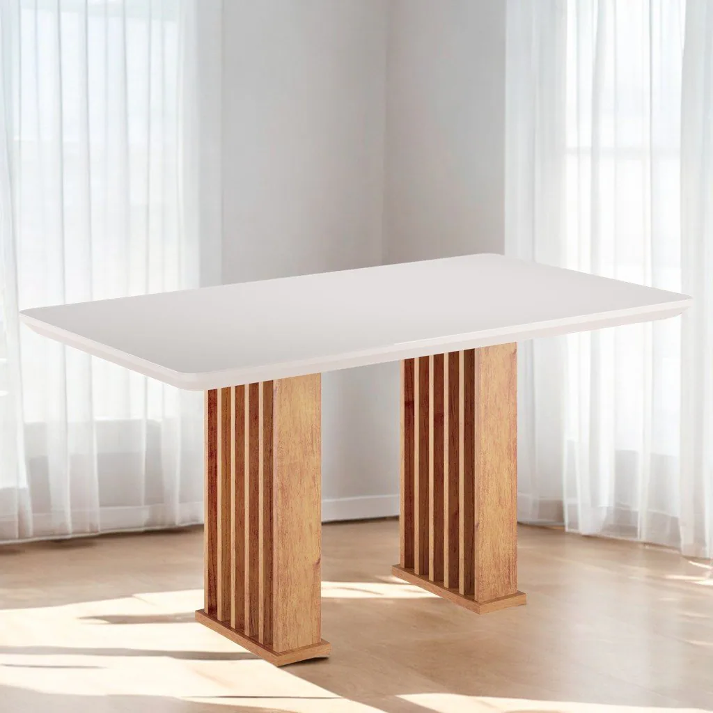 Mesa Mona/Munique 160 Mel/Blonde Off White – VIERO MÓVEIS