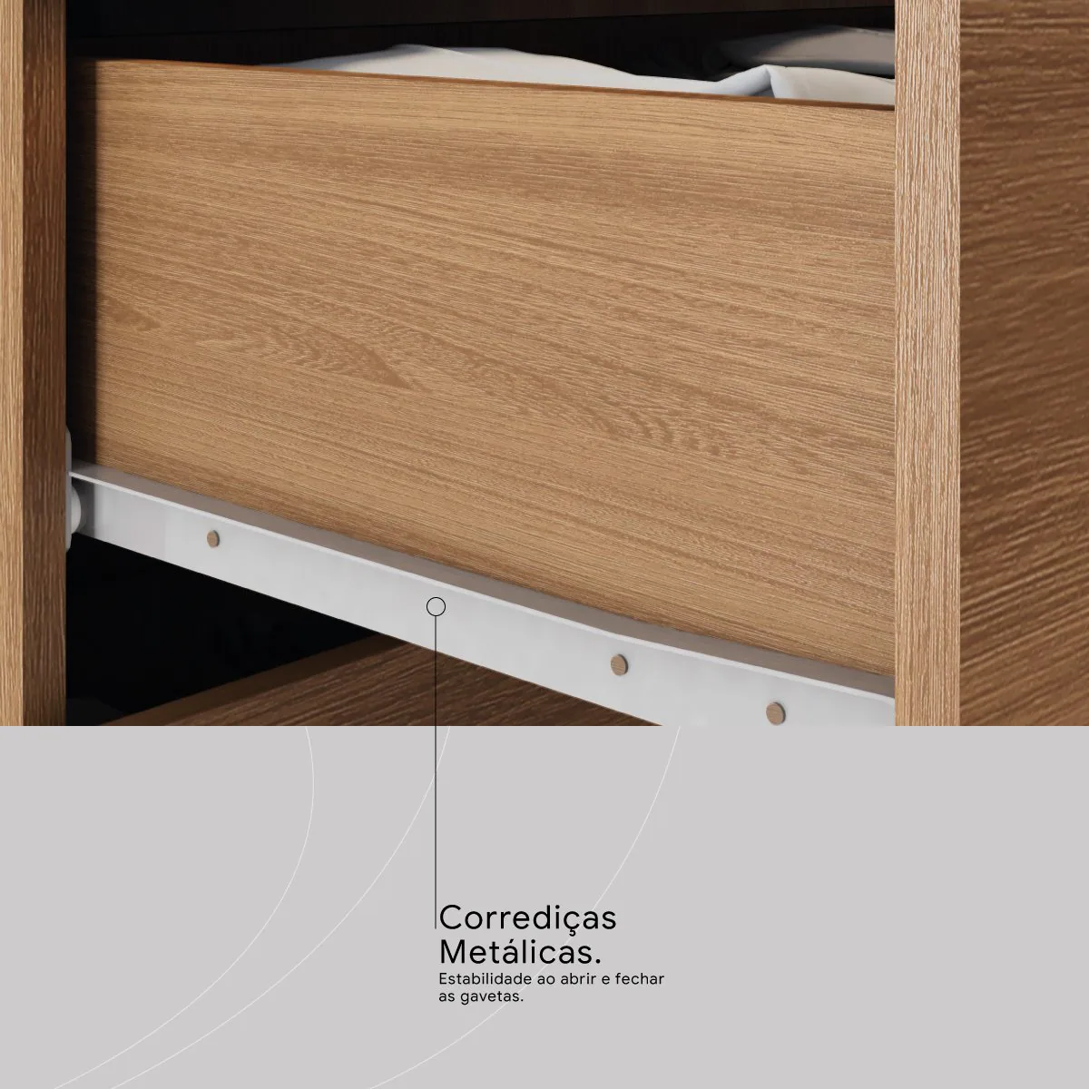 Gaveteiro Office Presence Amêndola Touch – DEMÓBILE