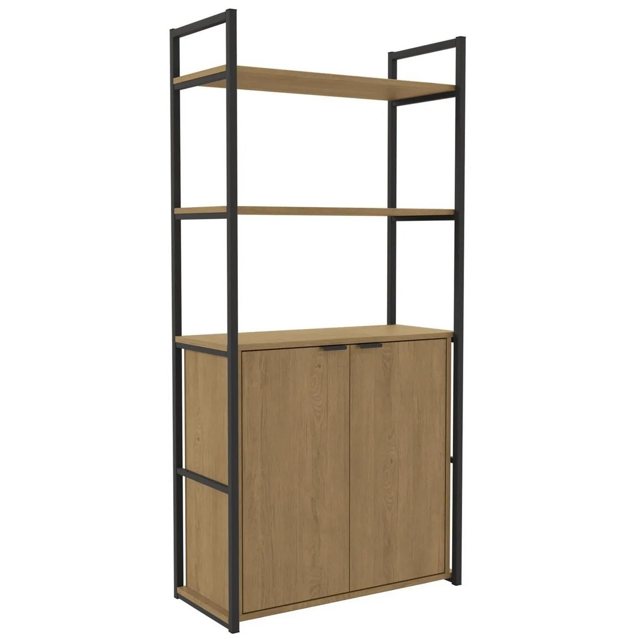 Estante Alta LI041 Freijó/Preto Fosco – KAPPESBERG