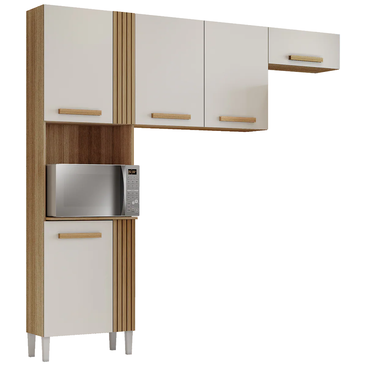 Cozinha 3 Peças Juma Atacama/Off White – ARAMÓVEIS