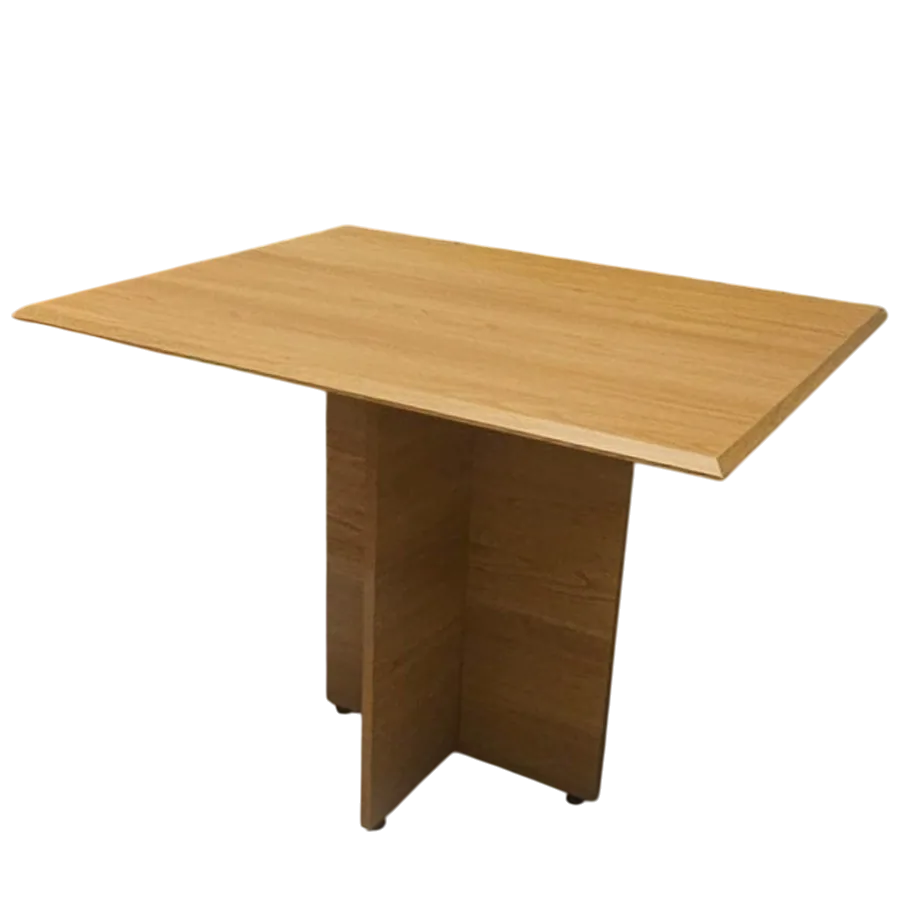 Mesa Pérola 120 Imbuia Mel (Tampo Viena s/vidro) – CARVALHO DECOR
