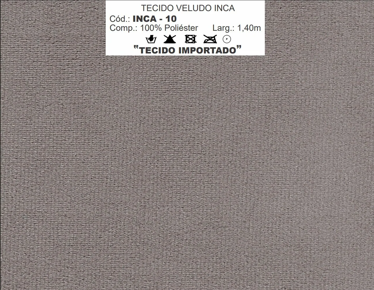 Sofá Retrátil e Reclinável Niger 3,10 m Veludo Cinza B010 – TREVO ESTOFADOS