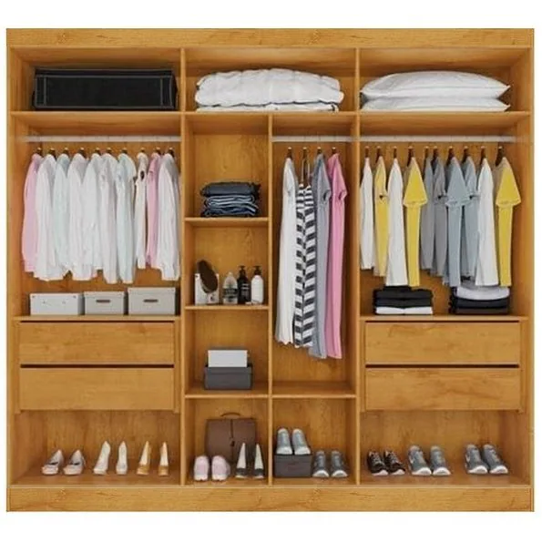 Guarda-Roupa 6 Portas Oxford 2,10 m Peroba – MÓVEIS EUROPA