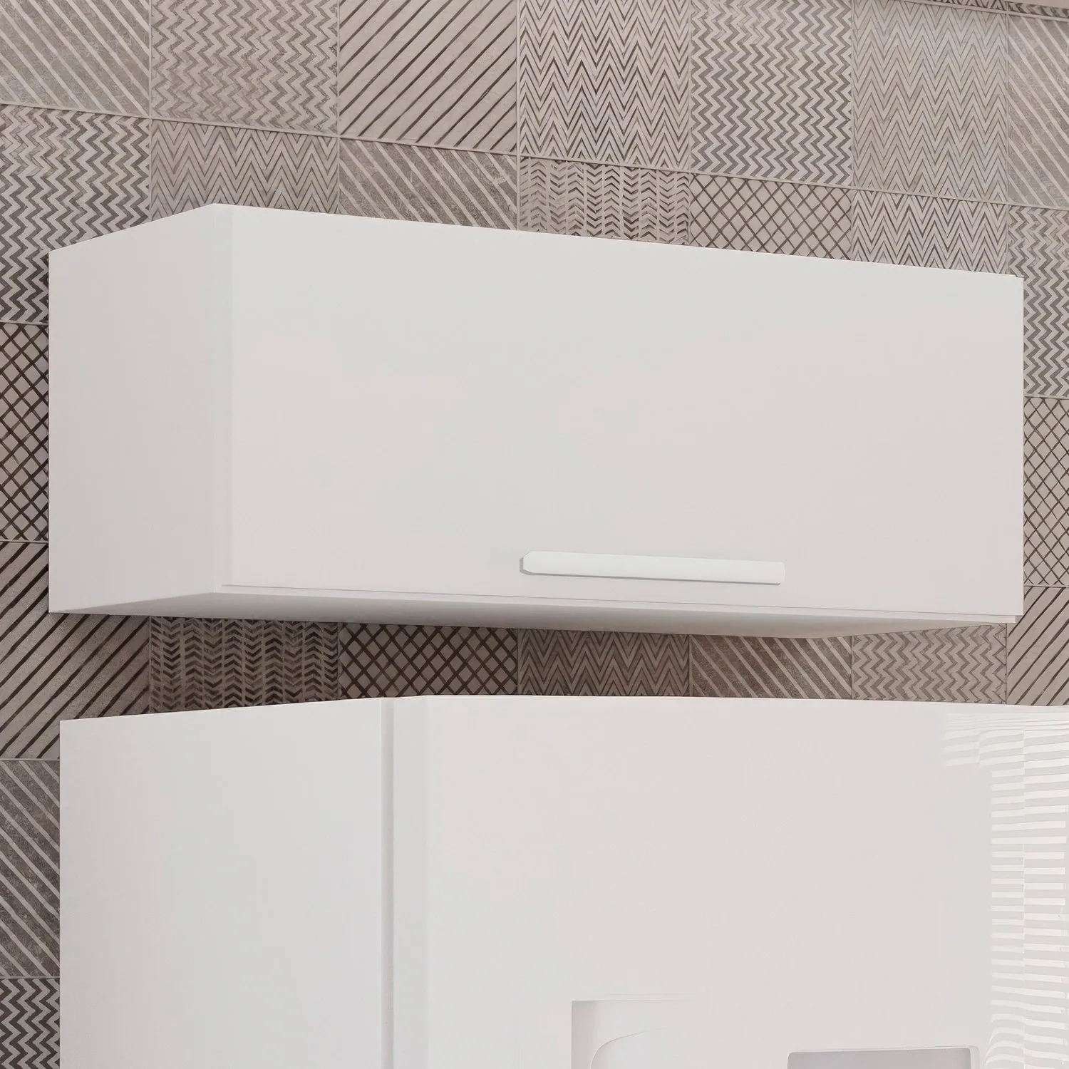Armário Aéreo Geladeira New Valência Branco – SALLÊTO