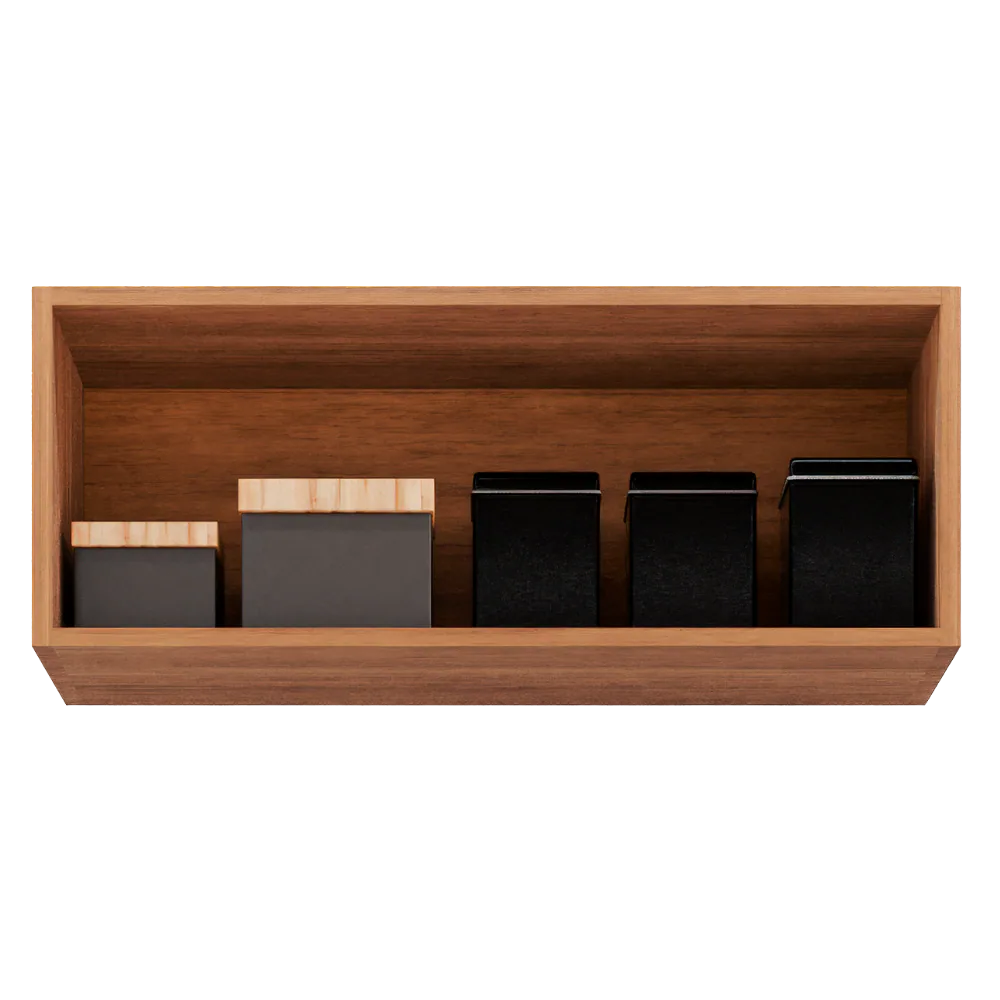 Armário Aéreo Geladeira New Valência Cinamomo/Preto – SALLÊTO
