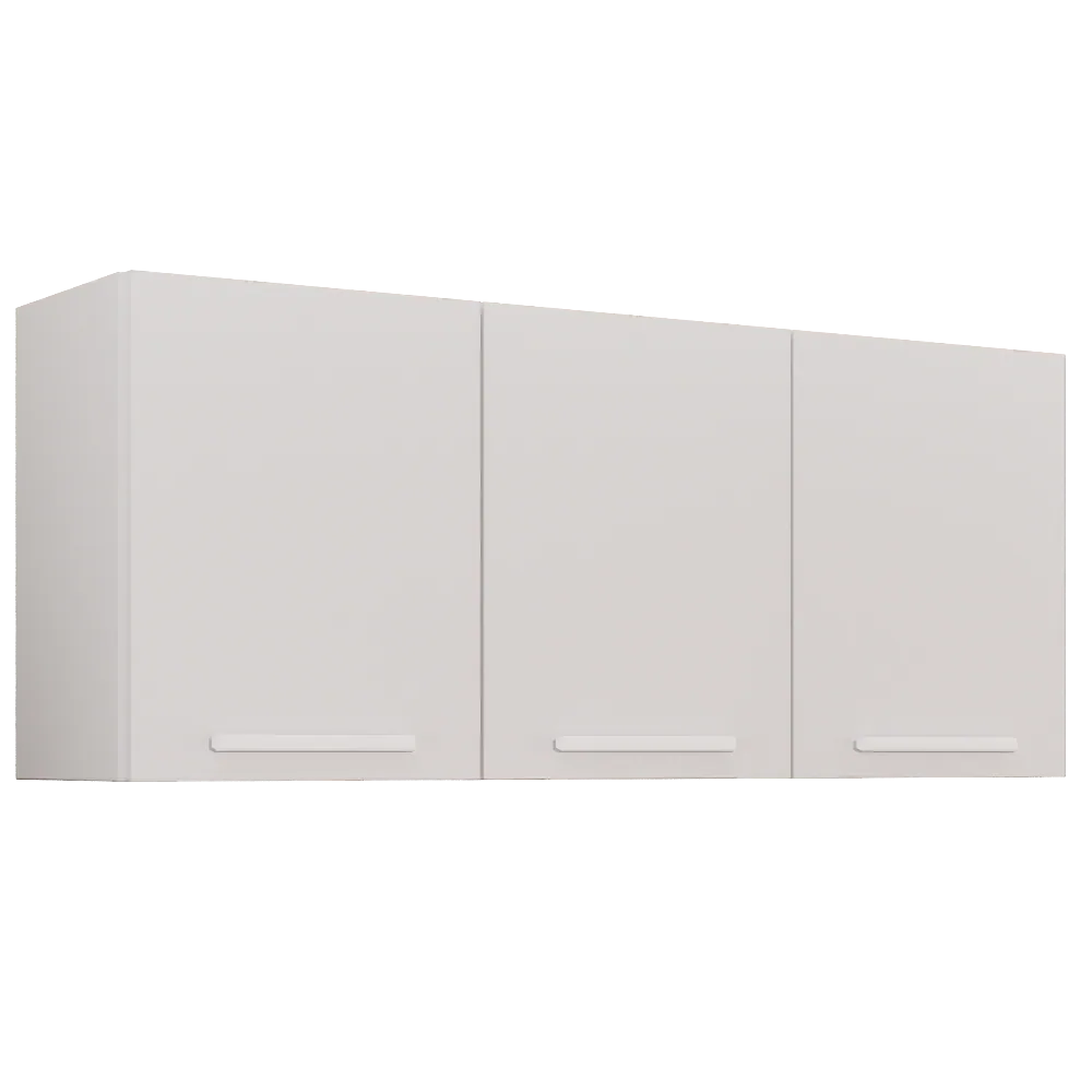 Armário Aéreo Triplo New Valência Branco – SALLÊTO