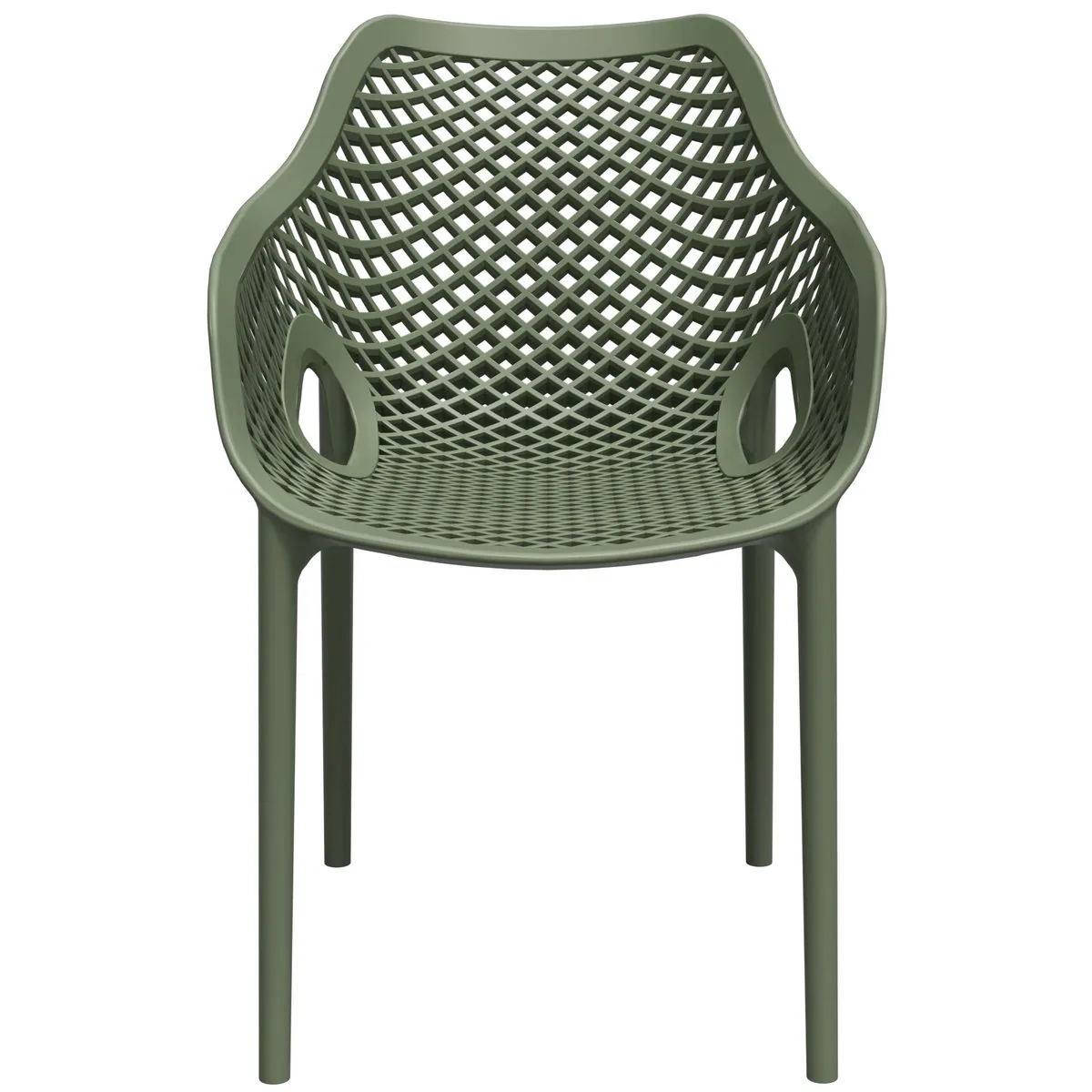 Poltrona Colméia Verde – FORTE PLÁSTICO