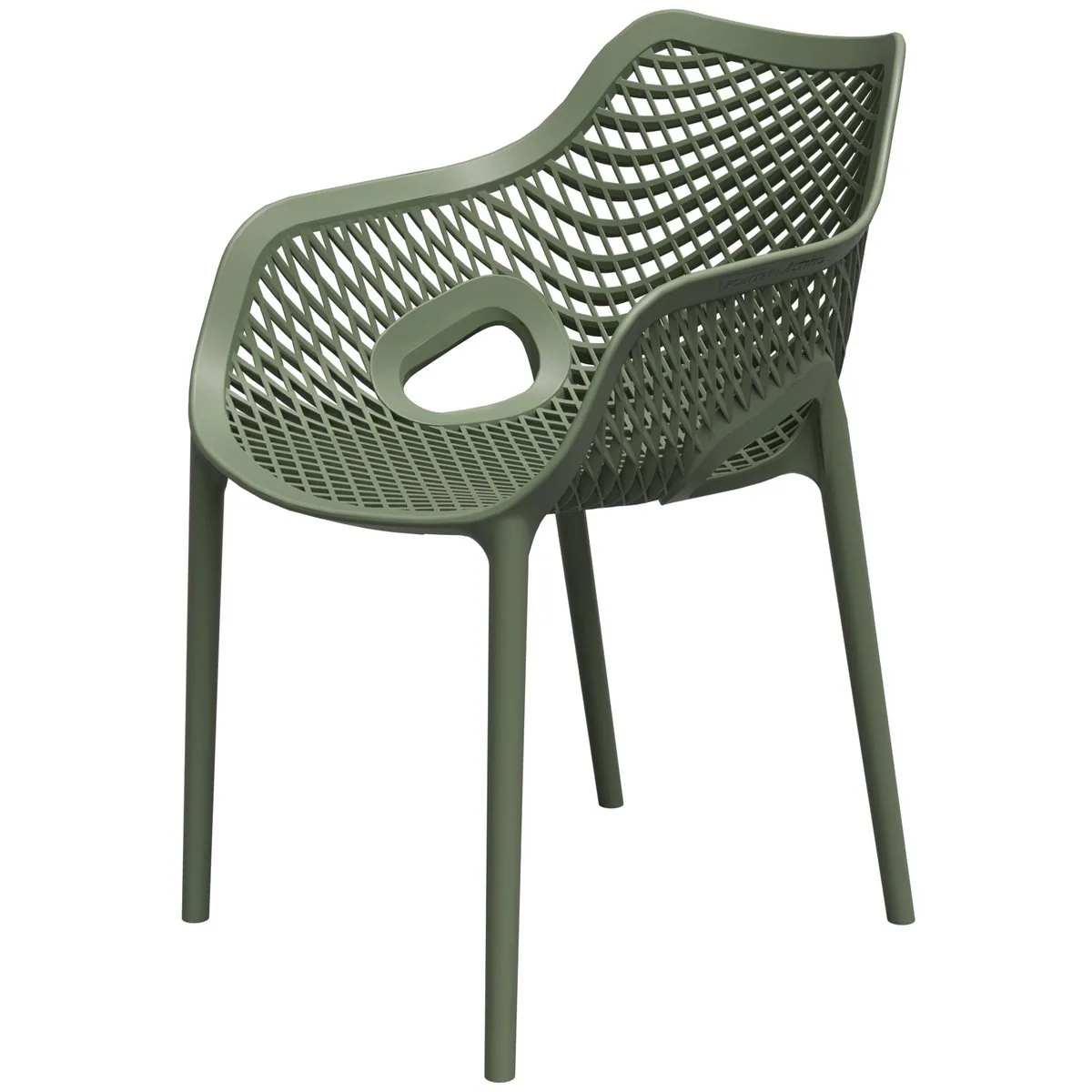 Poltrona Colméia Verde – FORTE PLÁSTICO