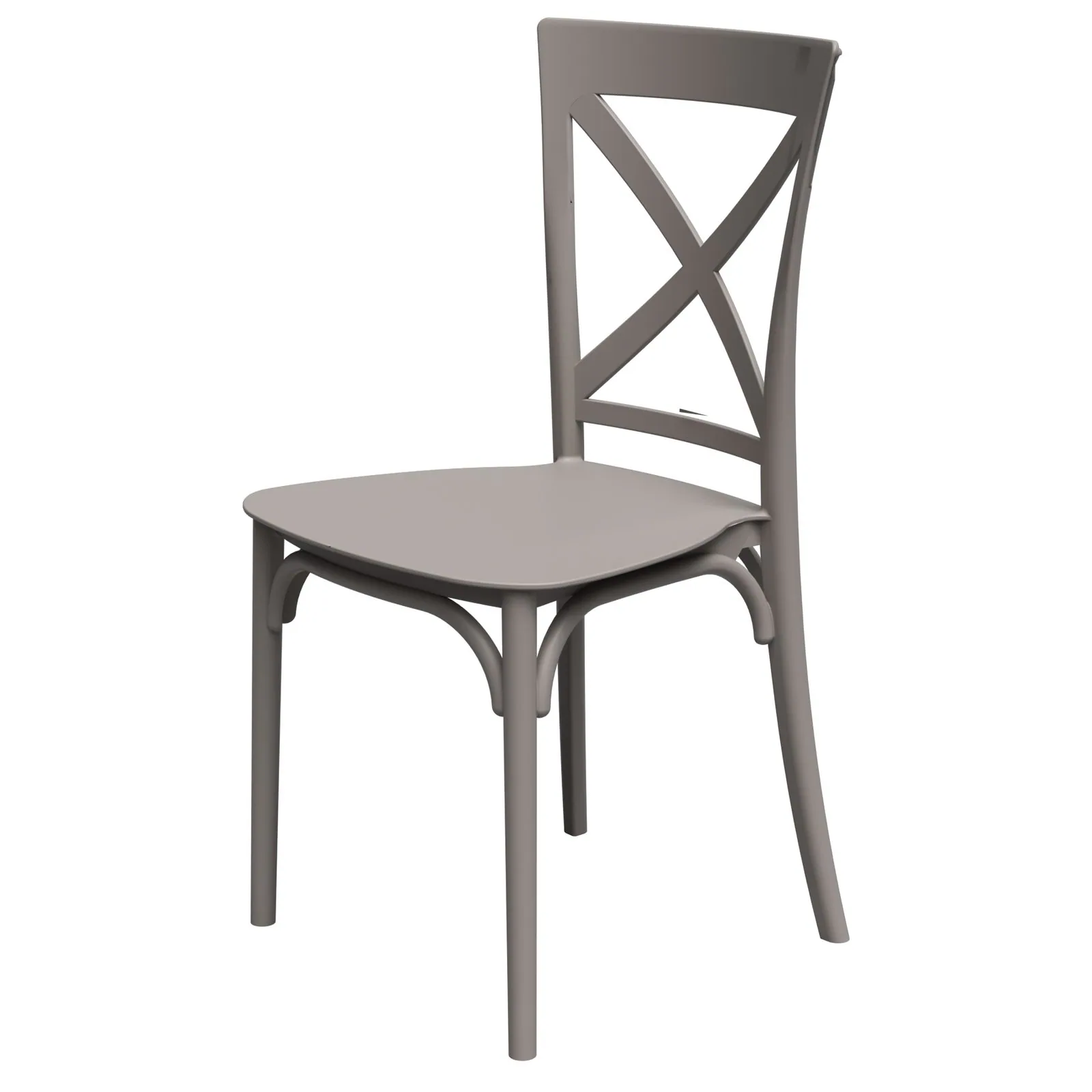 Cadeira Robust Cross Nude – FORTE PLÁSTICO