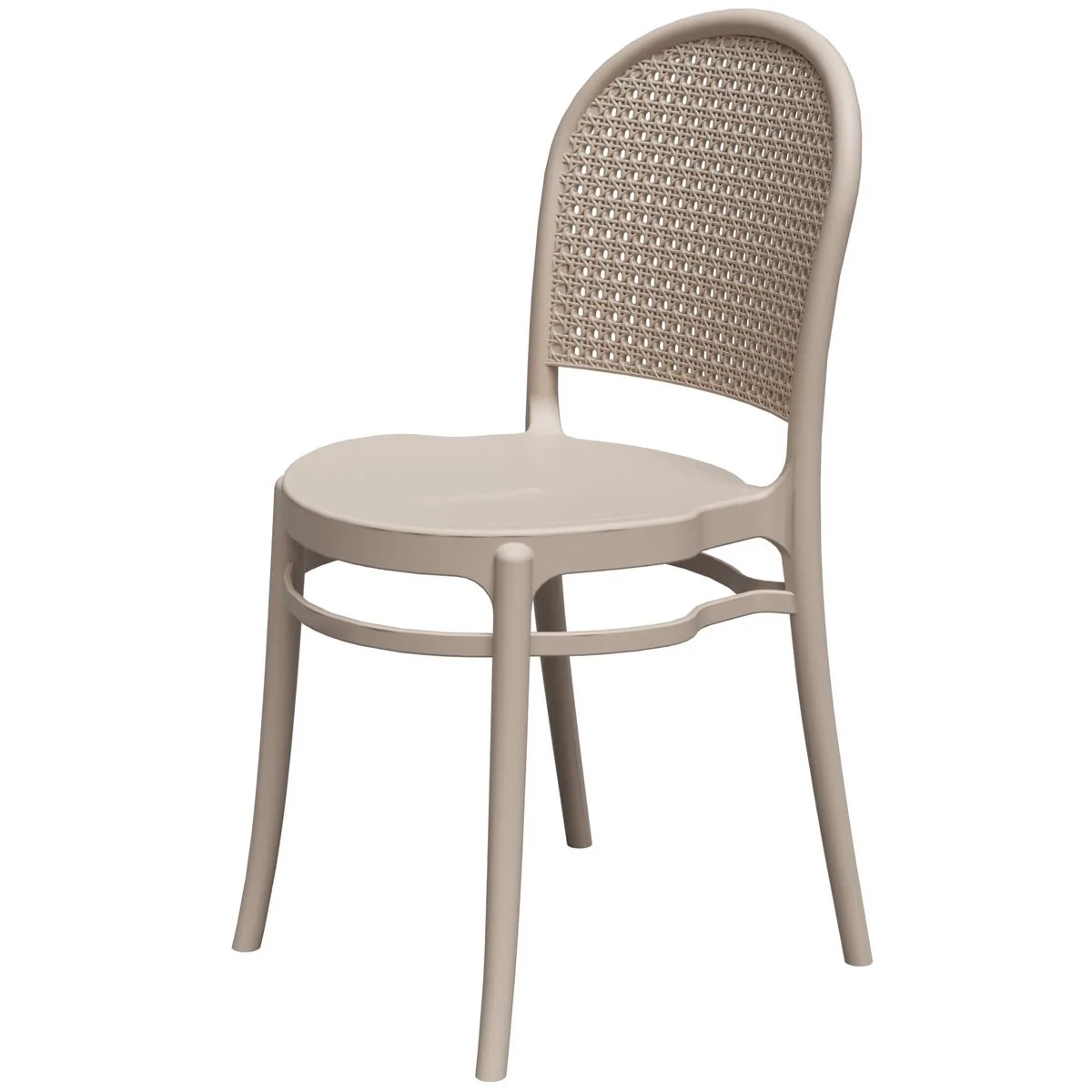 Cadeira Telinha Retrô Natural – FORTE PLÁSTICO