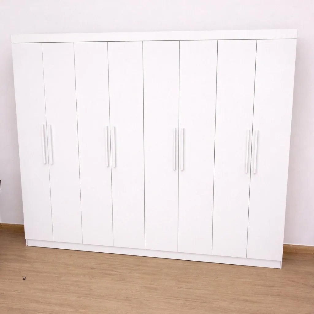 Guarda-Roupa 8 Portas Andara Soft 2,36 m Branco – LOPAS