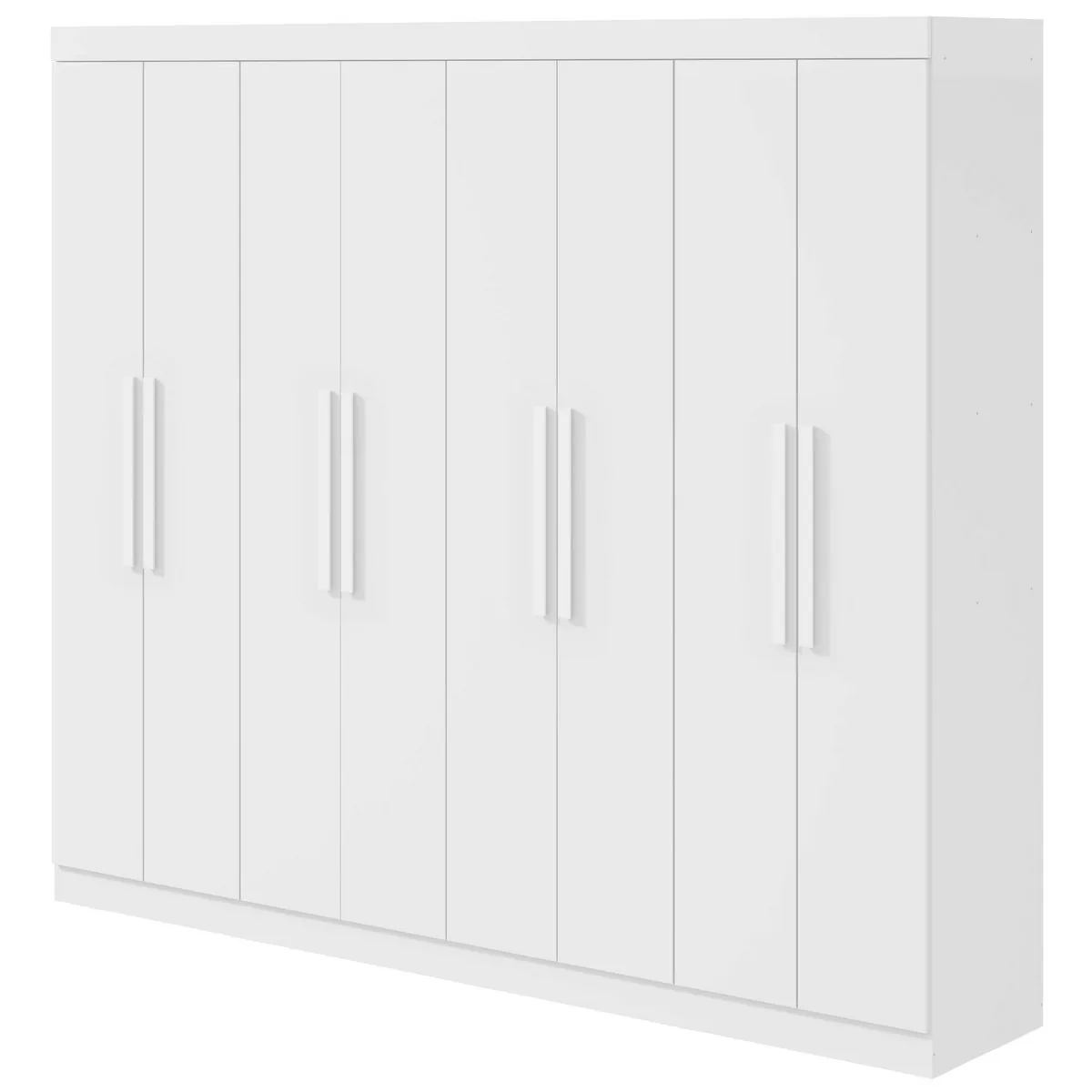 Guarda-Roupa 8 Portas Andara Soft 2,36 m Branco – LOPAS