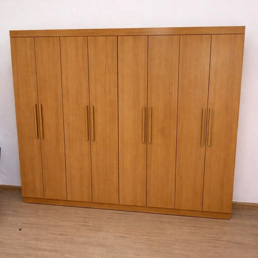 Guarda-Roupa 8 Portas Andara Soft 2,36 m Amêndoa Clean – LOPAS
