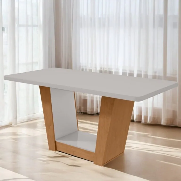 Mesa Apogeu (Tampo Maxi) 170 Amêndoa Clean/Off White – LOPAS