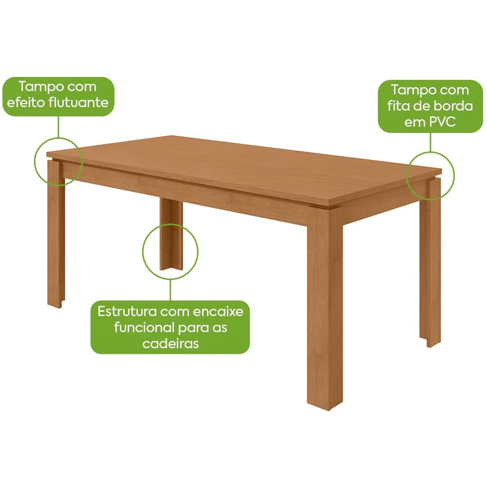 Mesa Athenas 180 Amêndoa Clean – LOPAS