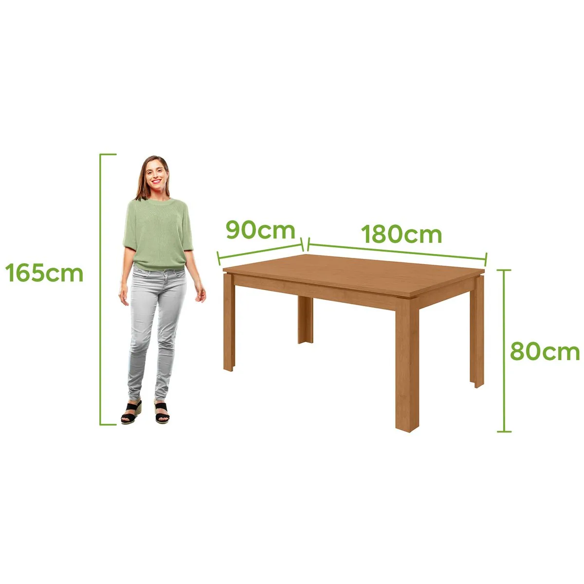 Mesa Athenas 180 Amêndoa Clean – LOPAS
