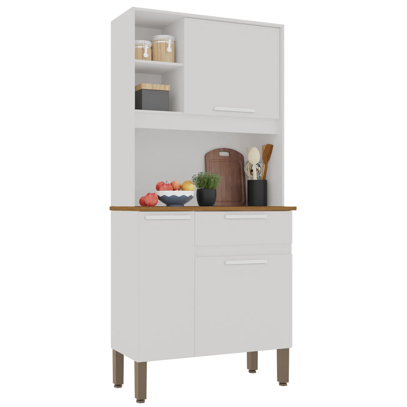 Kit Cozinha Lia 0,83 m Branco – SALLÊTO