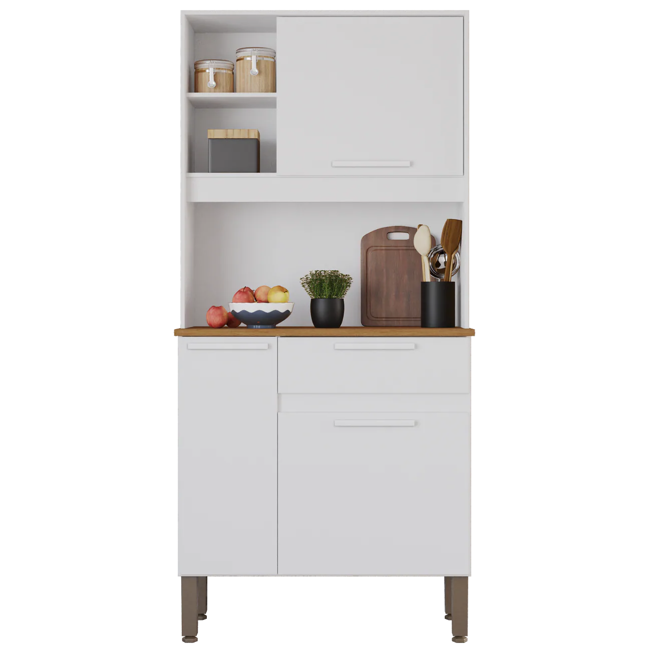 Kit Cozinha Lia 0,83 m Branco – SALLÊTO