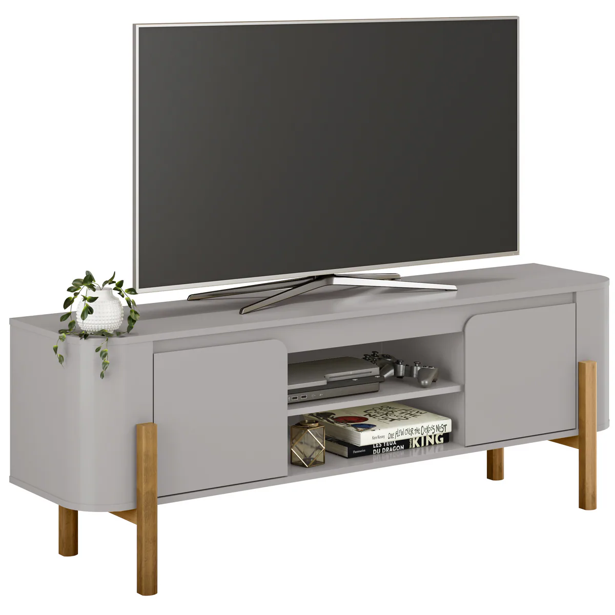 Rack até 65″ Camburi Off White – BECHARA